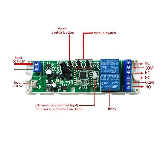 Zigbee 4CH DC7-32V USB 5V Relay Smart Switch Module Z376874
