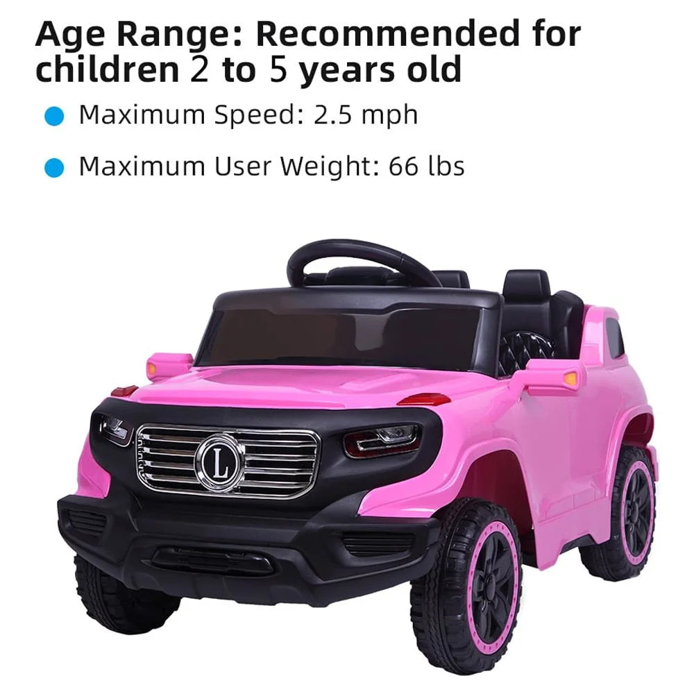 Pink Electric Ride on Car with Remote Control P896902