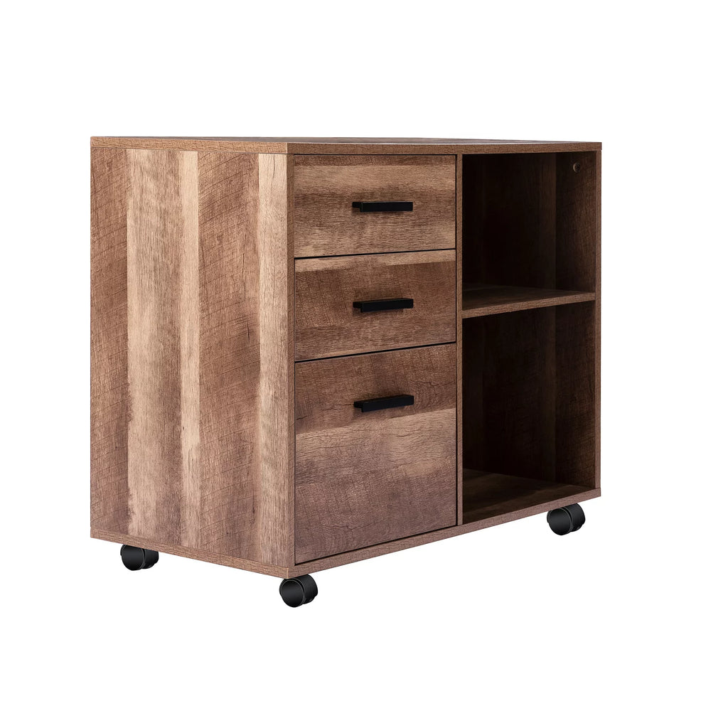 White 5 Drawer Storage Cabinet with Shelf K57533