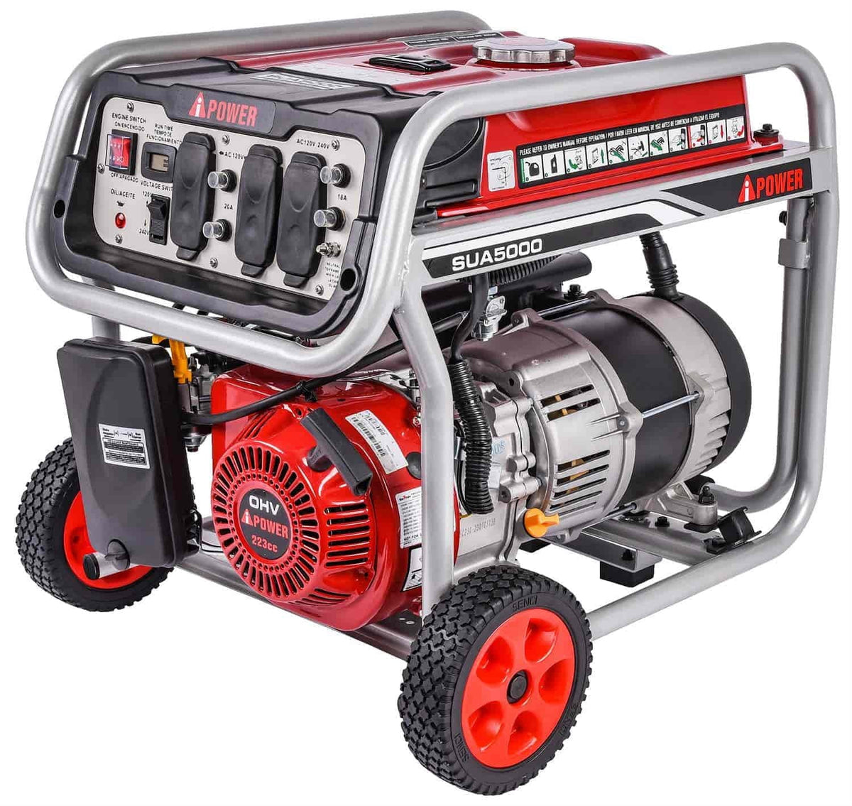 Portable Generator 5000 Starting Watts 4250 Running Watts T4088