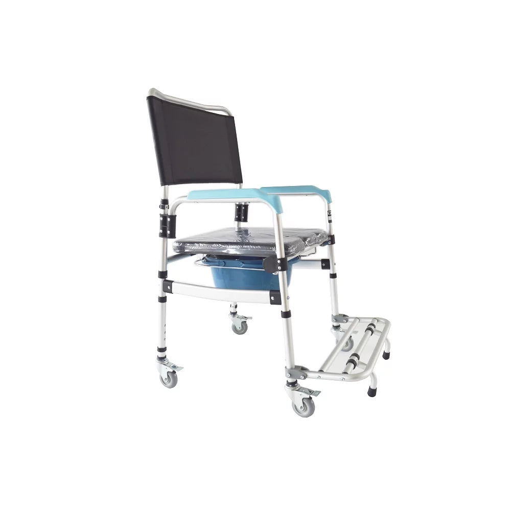 Portable Foldable Padded Aluminium Alloy Toilet Chair D825