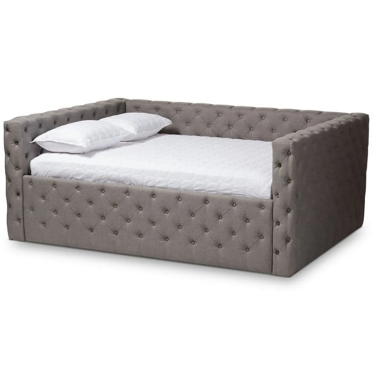 Grey Tufted Full Daybed K5595
