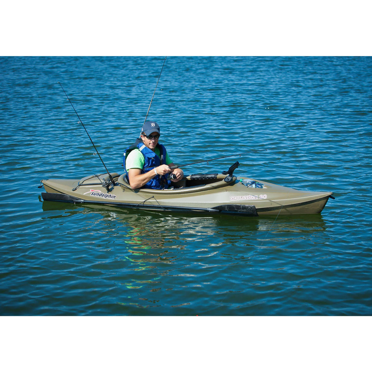 10 Ft. Sit-in Fishing Kayak Olive V973104