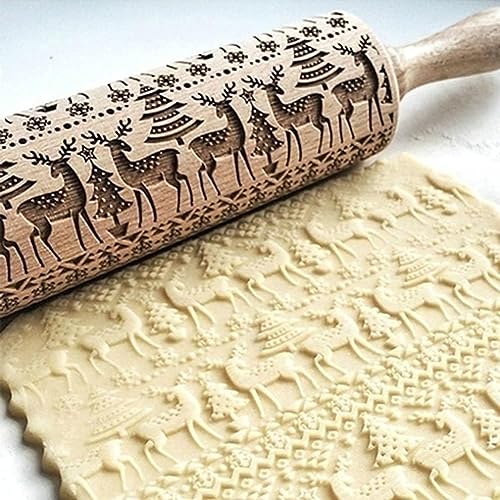 Wooden Engraved Rolling Pin S38222