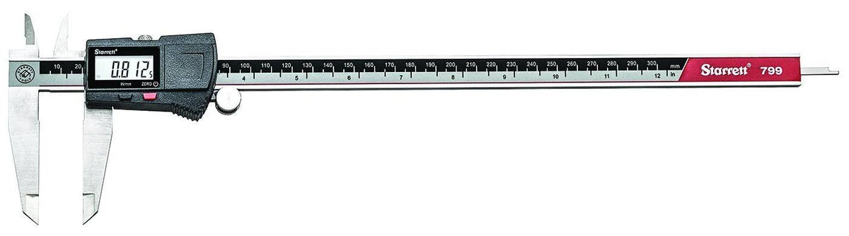 Stainless Steel Electronic Caliper, 0.01 mm Resolution, 0-300 mm Measuring Range N44020