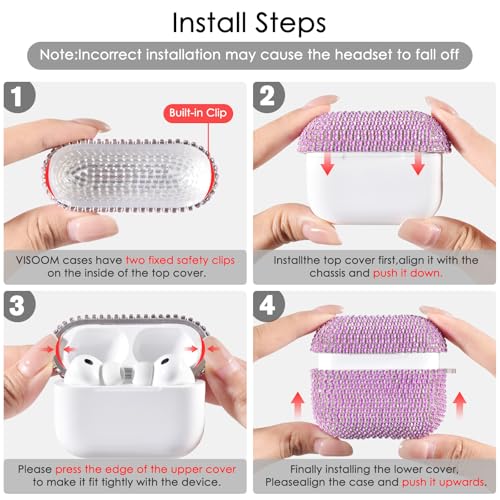 Airpods 4 Case with Bling Keychain O7861