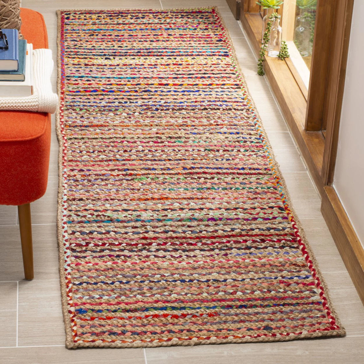 Handwoven Natural Multi Rug G29803