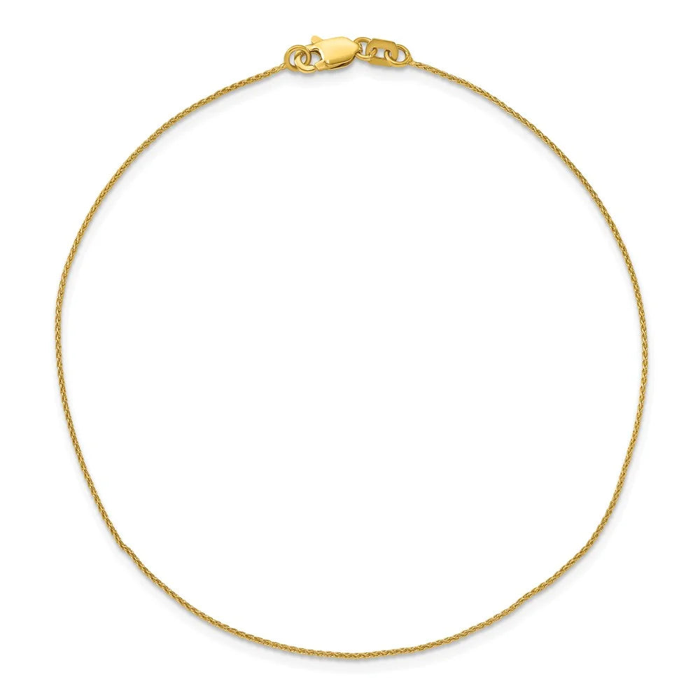 14kt Yellow Gold Spiga Chain Bracelet 6 inch Q889794