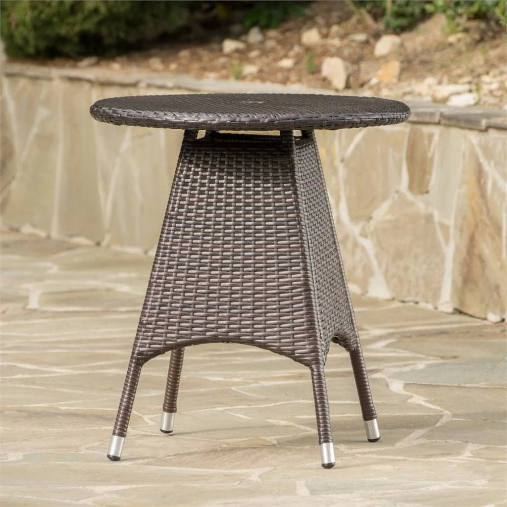Round Wicker Patio Dining Table A848