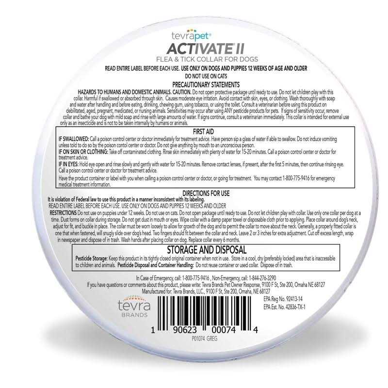 Flea & Tick Collar for Dogs L4178