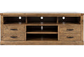 Rustic Distressed Pine TV Stand Q310883