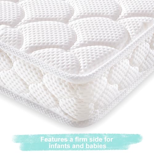 52" x 27.6" x 5" 100% Knitted Fabric Crib Mattress P3355