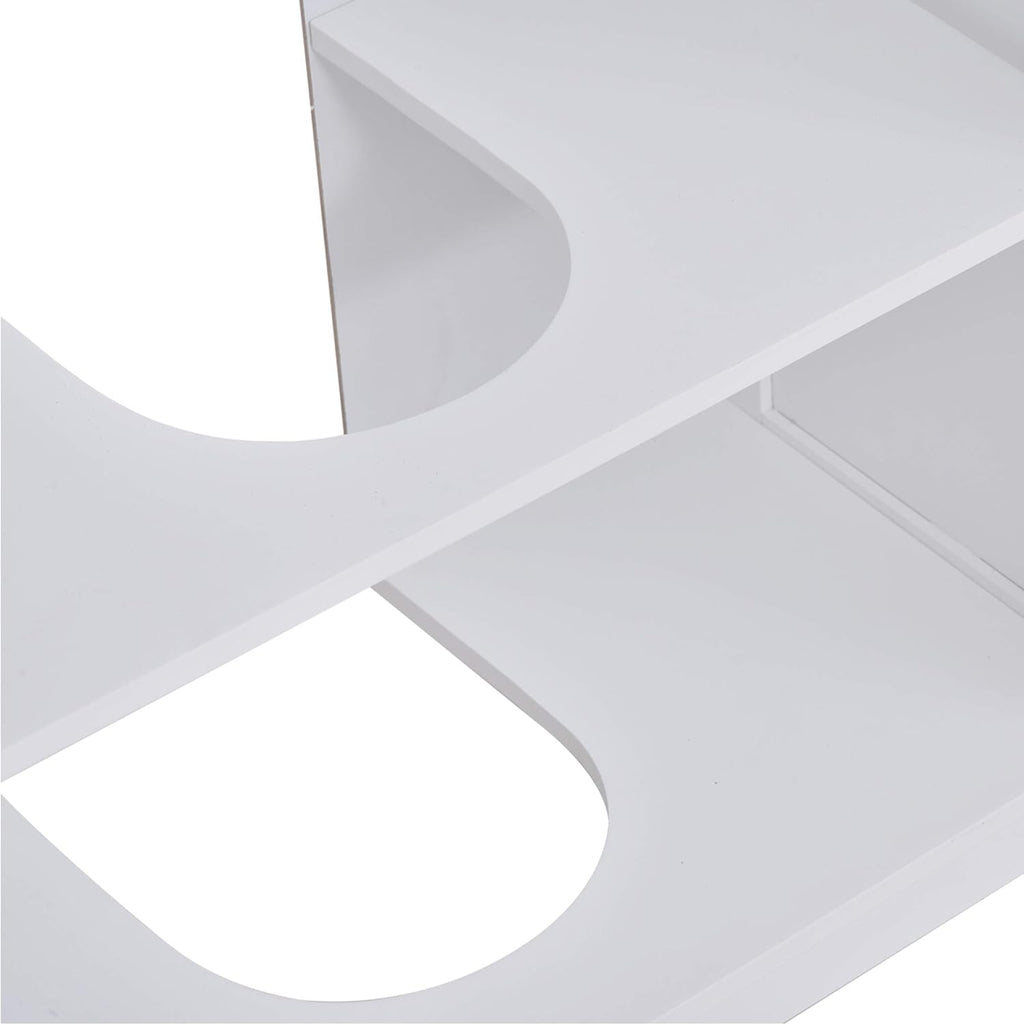 White and Grey Under-Sink Bathroom Vanity Cabinet K184583