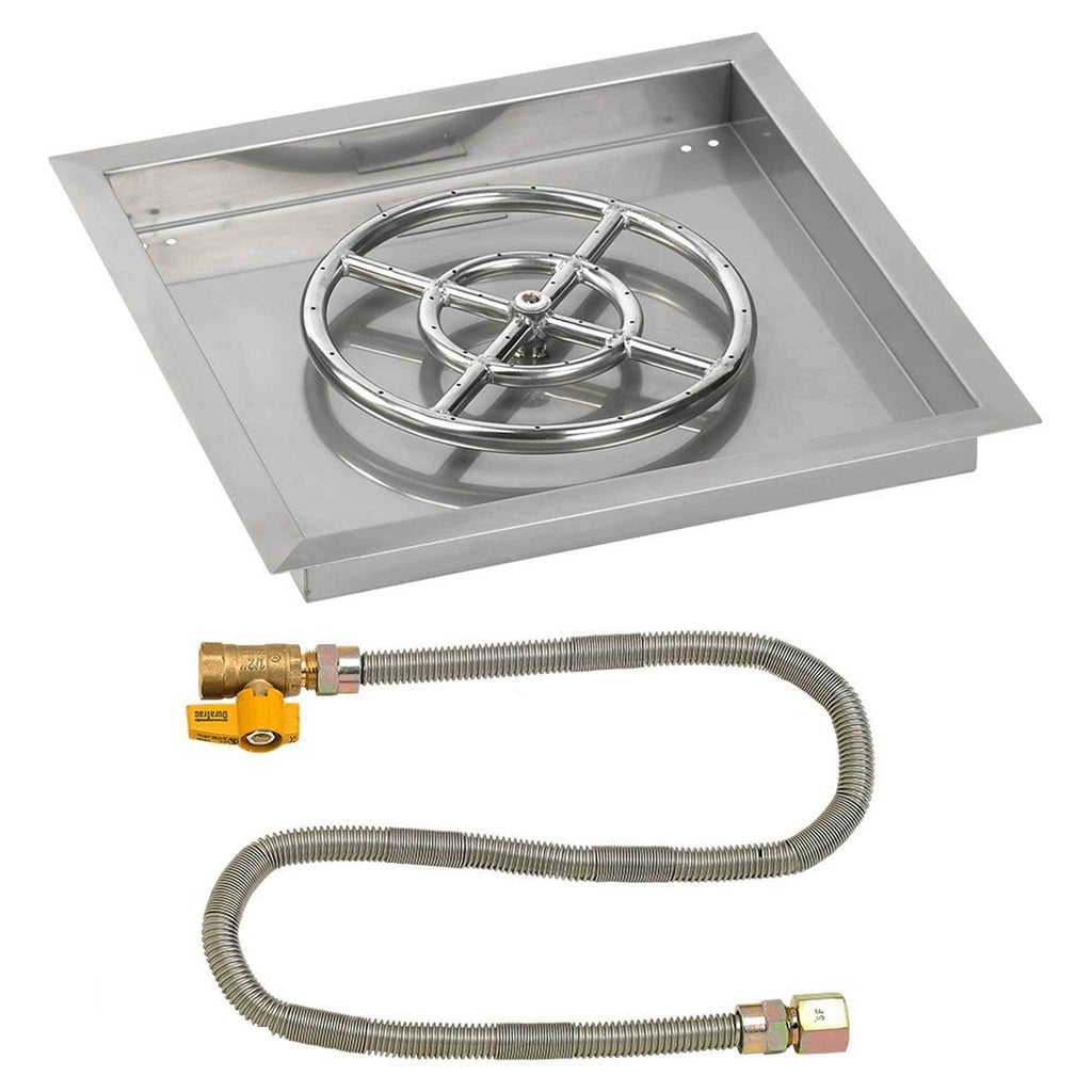 30x22 Stainless Steel Drop-In Pan with Match Light Kit G592