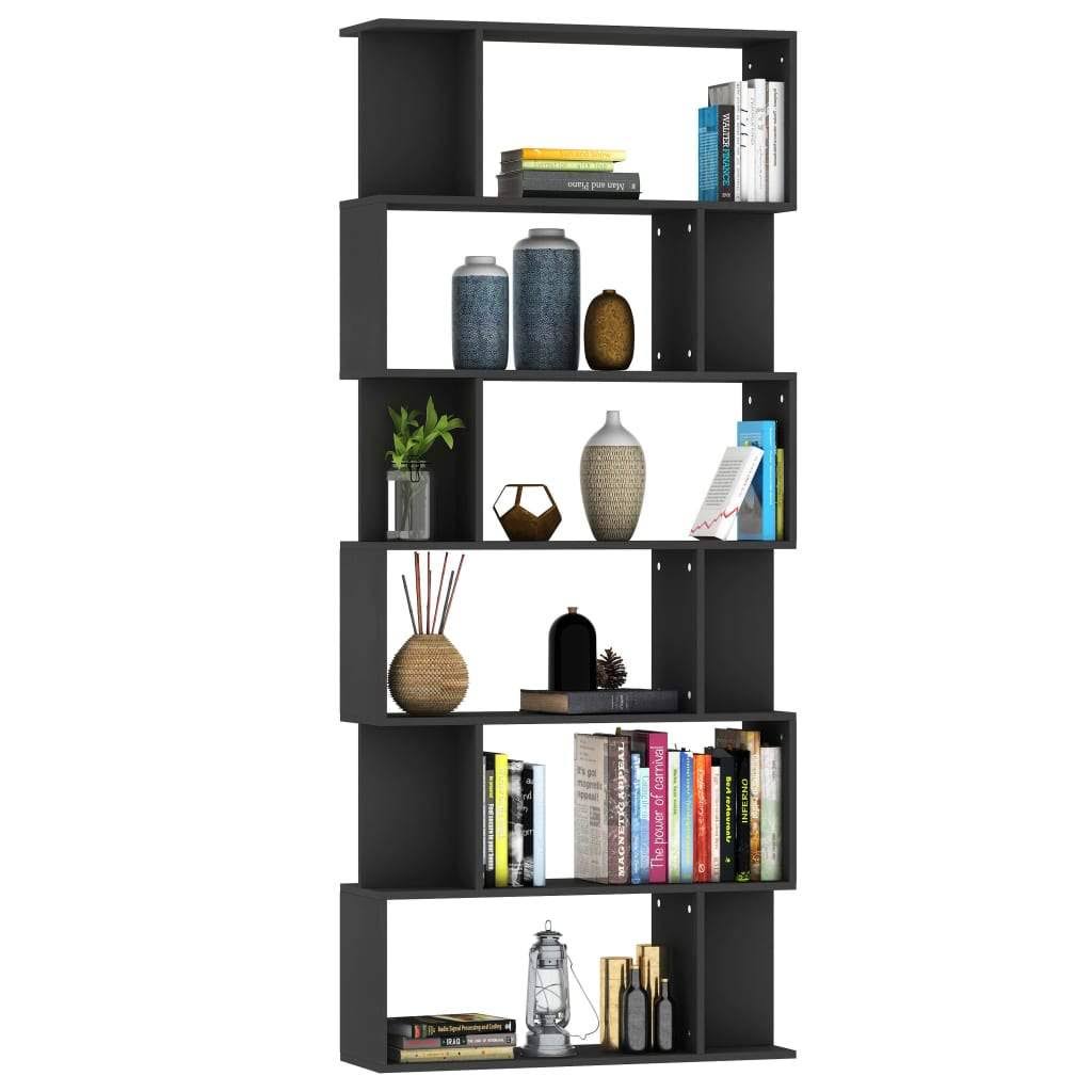 White Chipboard Book Cabinet Room Divider F142