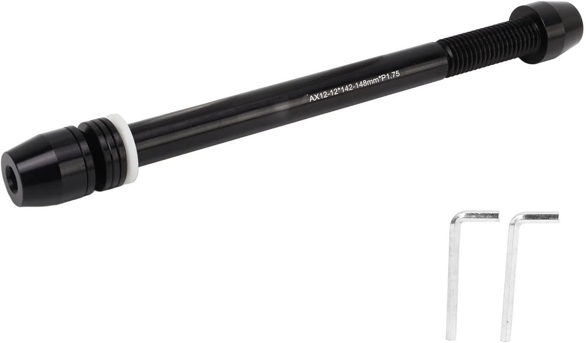 Thru Axle Adapter for Rear Wheel Attachment Trainer, Aluminum Alloy Bike Trainer Axle X4104