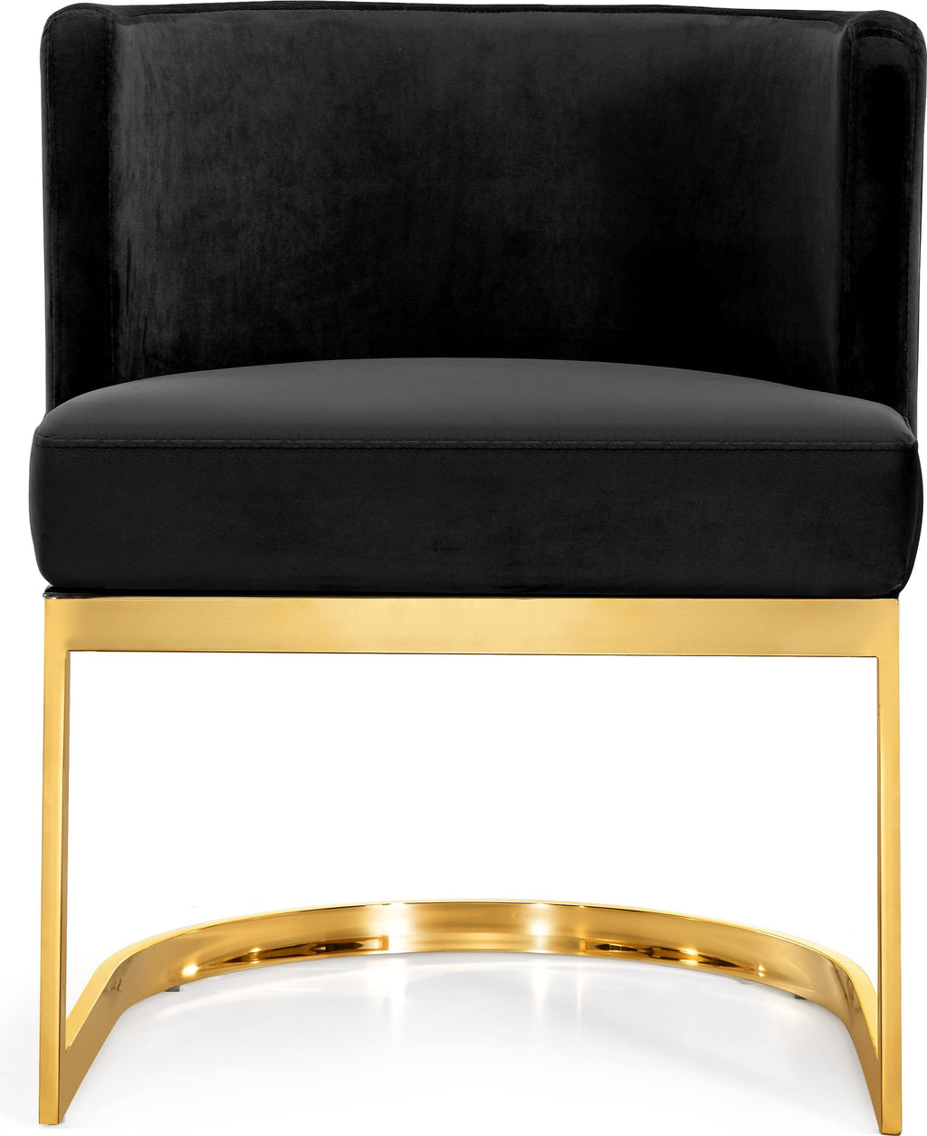 Black Velvet Dining Chair Y431606
