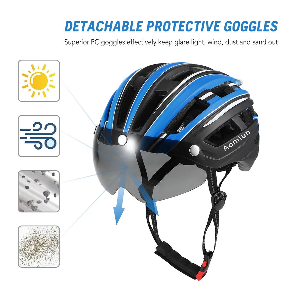 Cycling Helmet with Detachable Visor H870