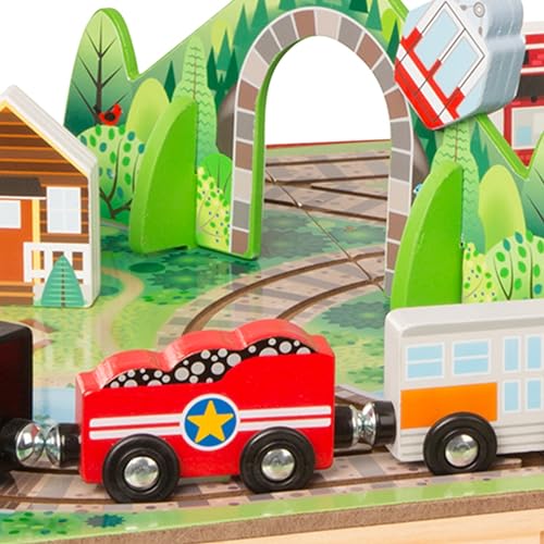 Wooden Train Tabletop Playset B85716