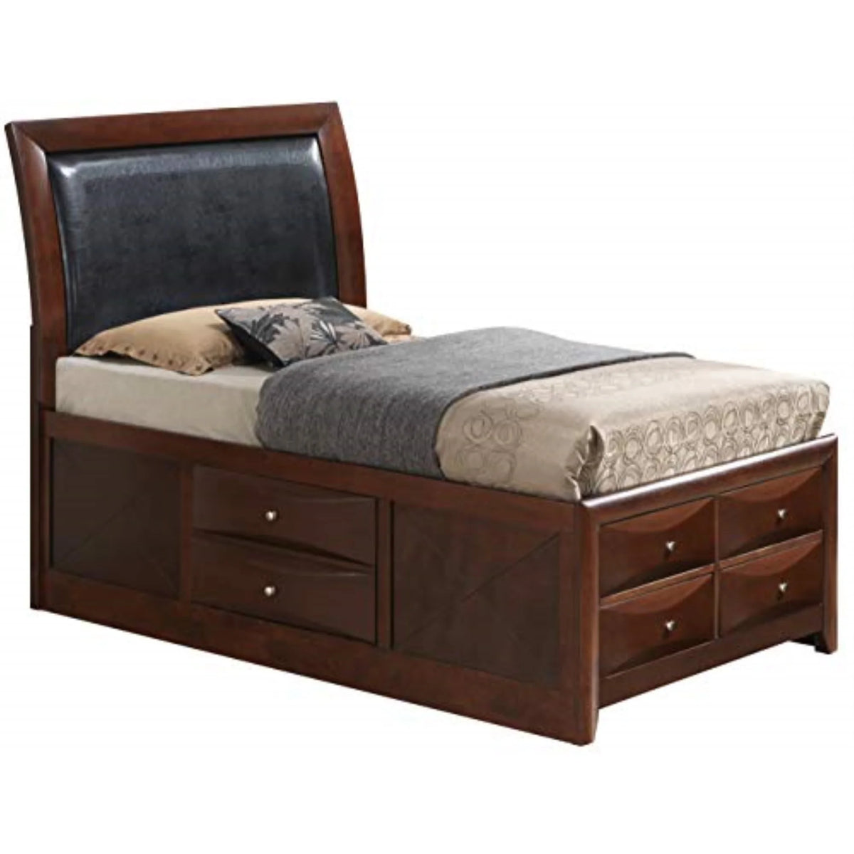 Cherry Twin Storage Bed B73831