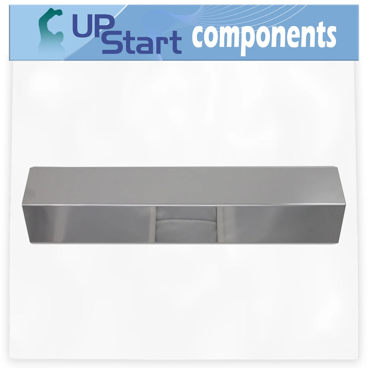 4-Pack Stainless Steel BBQ Grill Heat Shield Plate Replacement Parts 15" V3249