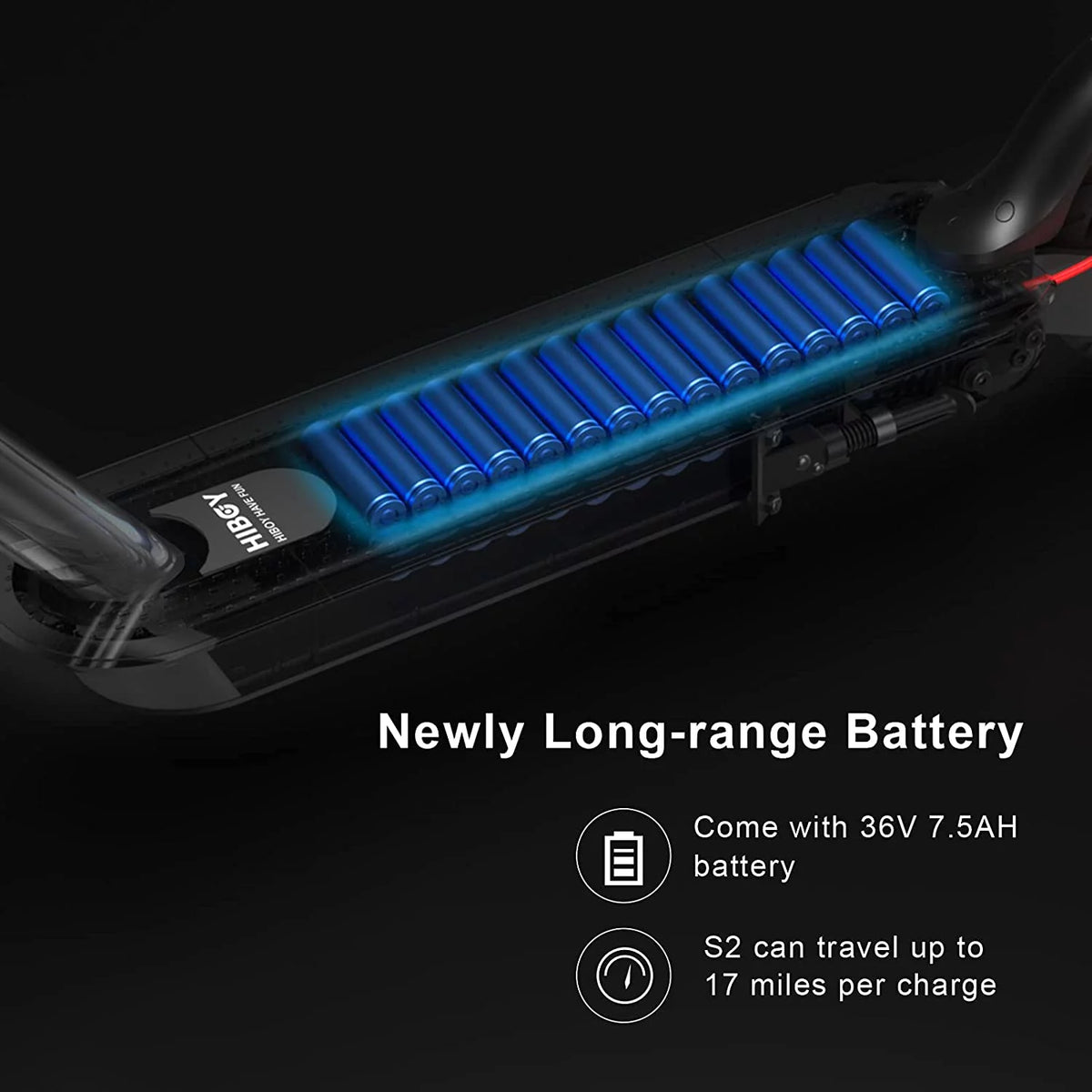 Electric Scooter 8.5 Solid Tires 17 Miles Range 19 MPH V24400