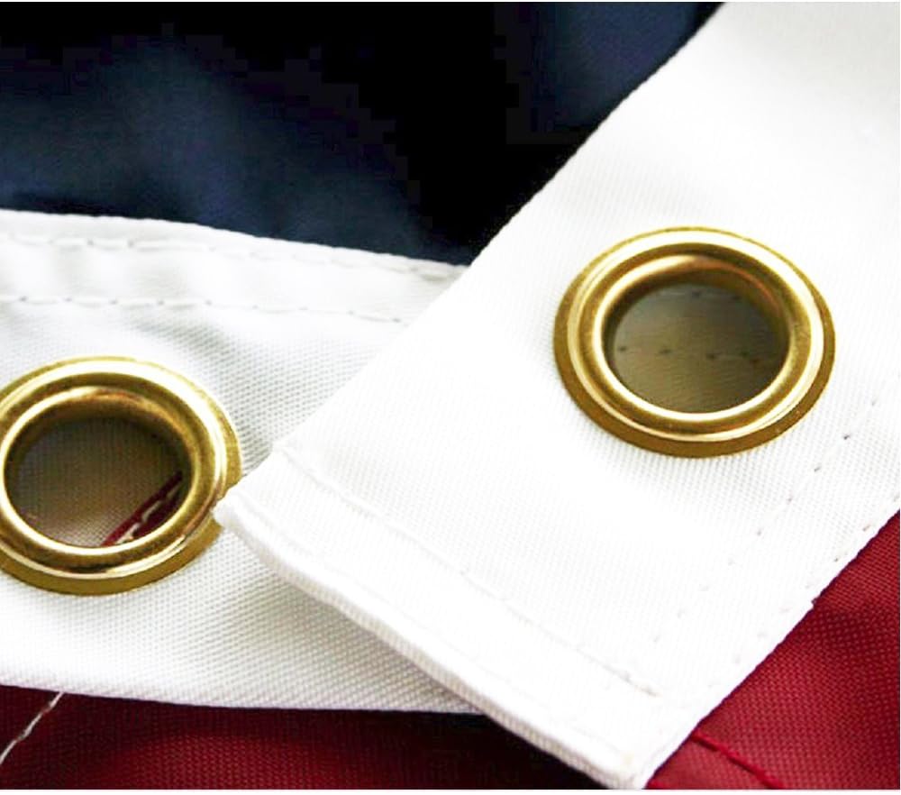 American US Flag 5x9.5 Foot Heavy Duty Cotton Burial Casket Flags with Brass Grommets I6603