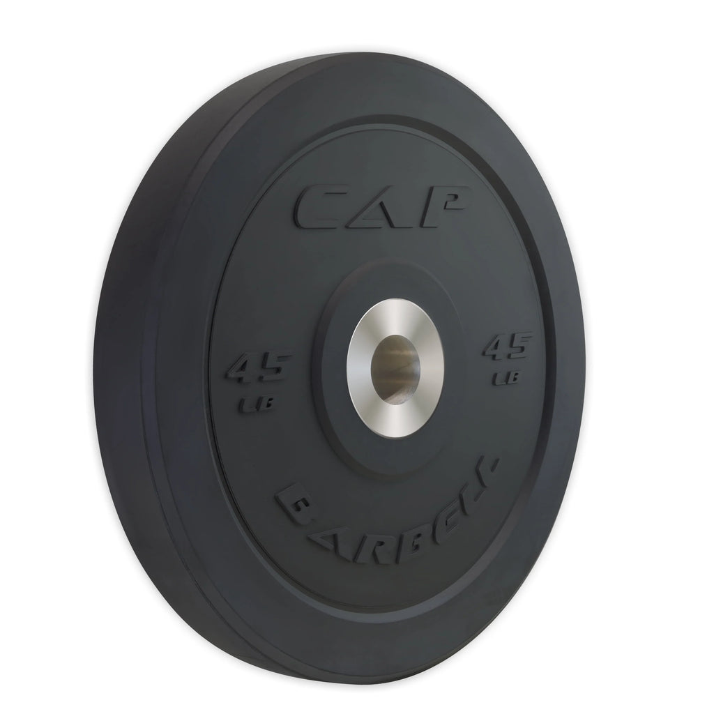 25 lb Black Olympic Bumper Plate A9437