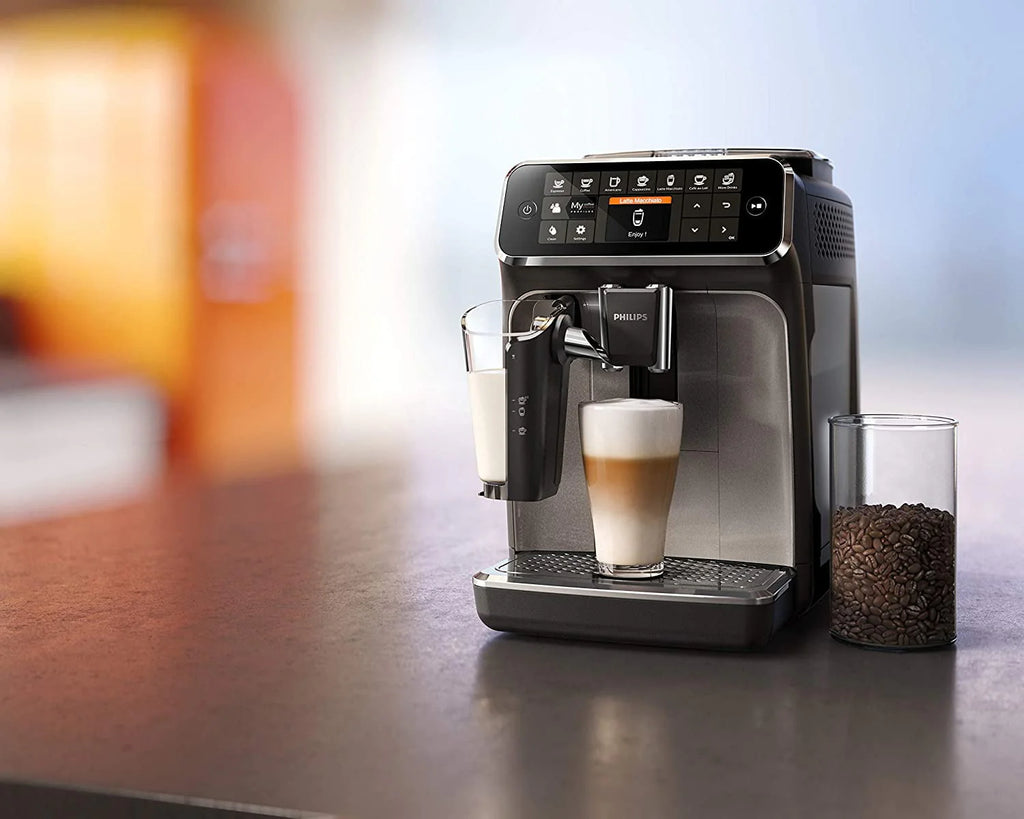 Fully Automatic Espresso Machine with LatteGo, Silver S46194