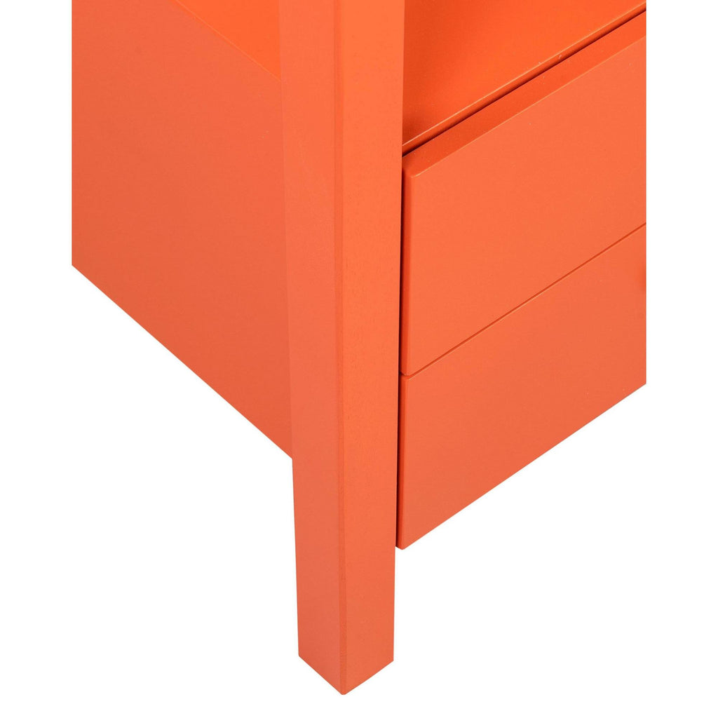 Acacia Accent Table Orange Q3072