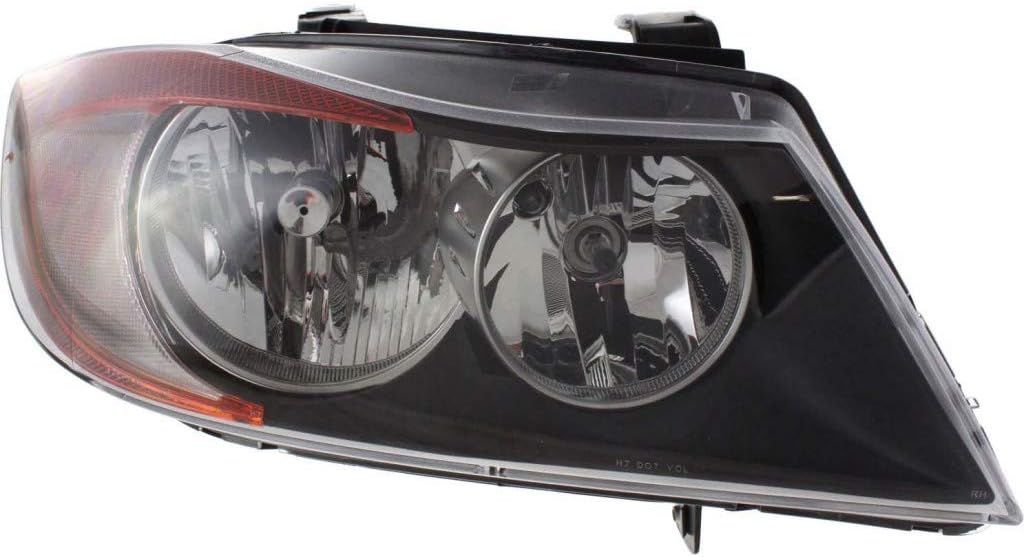 Headlight Assembly for BMW 328i 2007 2008 Passenger Side Halogen K109232