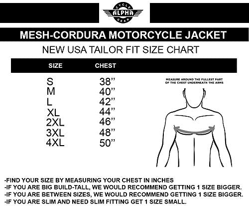 HI VIS MESH MOTORCYCLE JACKET (RED, 4X-LARGE) Q6399
