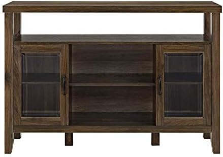 Dark Walnut TV Stand Console Cabinet Z58982
