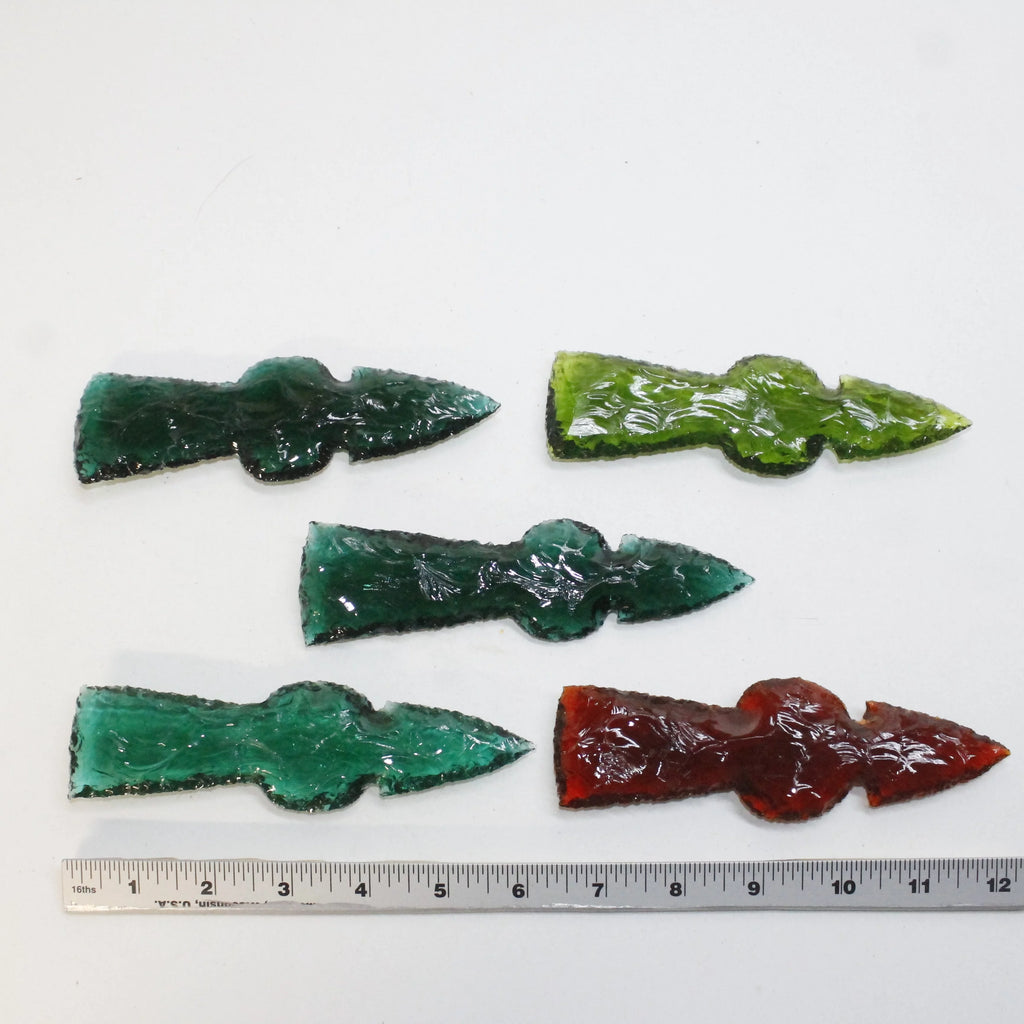 Glass Ornamental Tomahawk Heads E89243