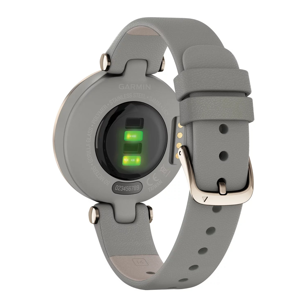 Cream Gold Smartwatch with Italian Leather Band V1412