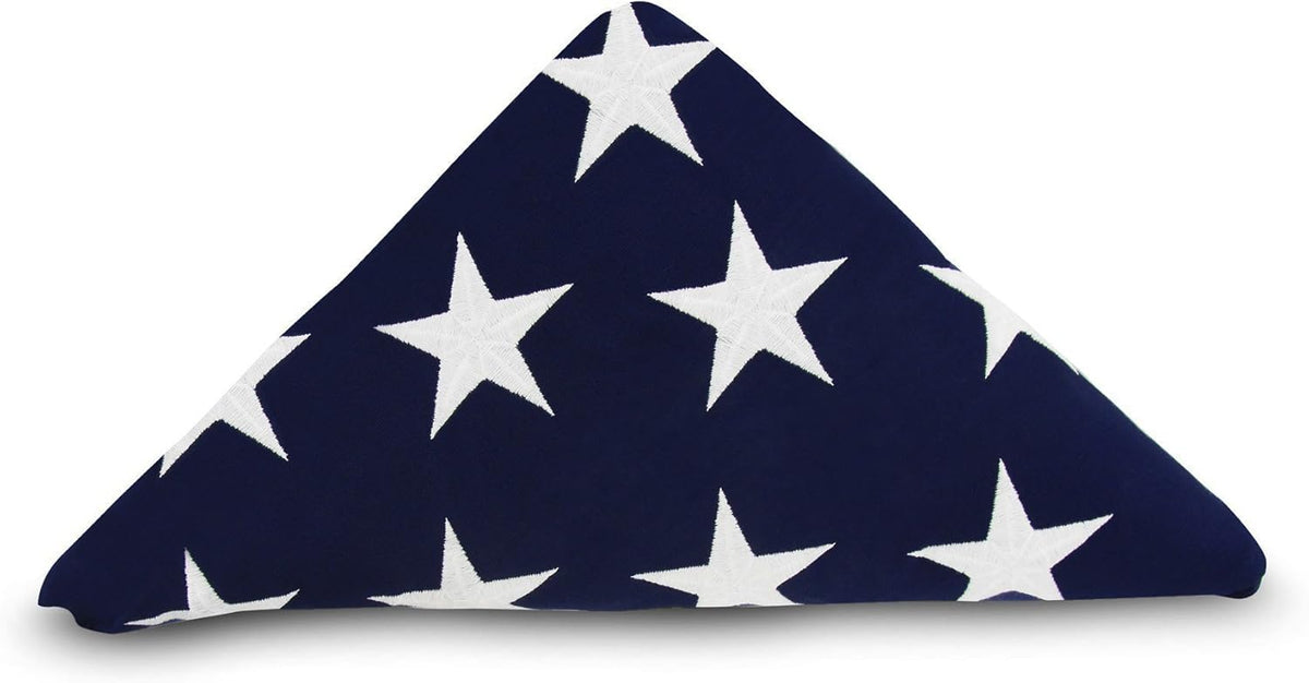 American US Flag 5x9.5 Foot Heavy Duty Cotton Burial Casket Flags with Brass Grommets I6603