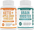 Keto Pills + Apple Cider Vinegar Capsules + Brain Supplement N236955