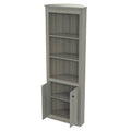 Smoked Oak Corner Bookcase V97133