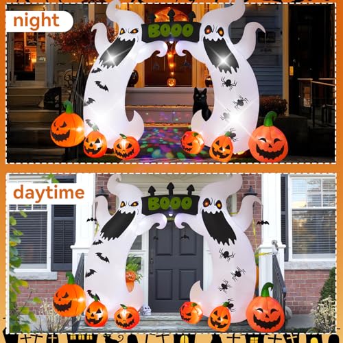 8ft Inflatable Halloween Outdoor Decoration with LED Lights O3993