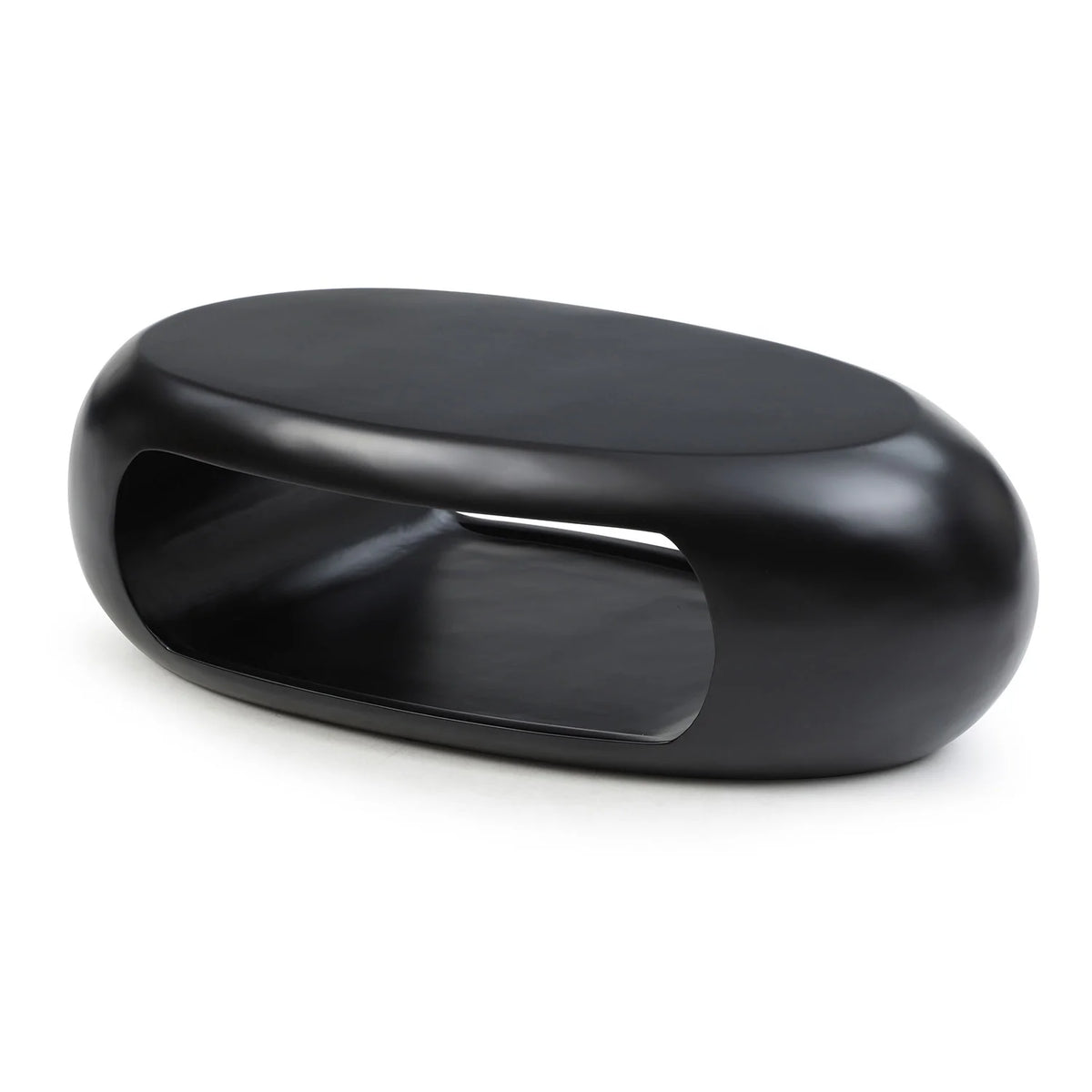 Modern Oval Fiberglass Coffee Table I573