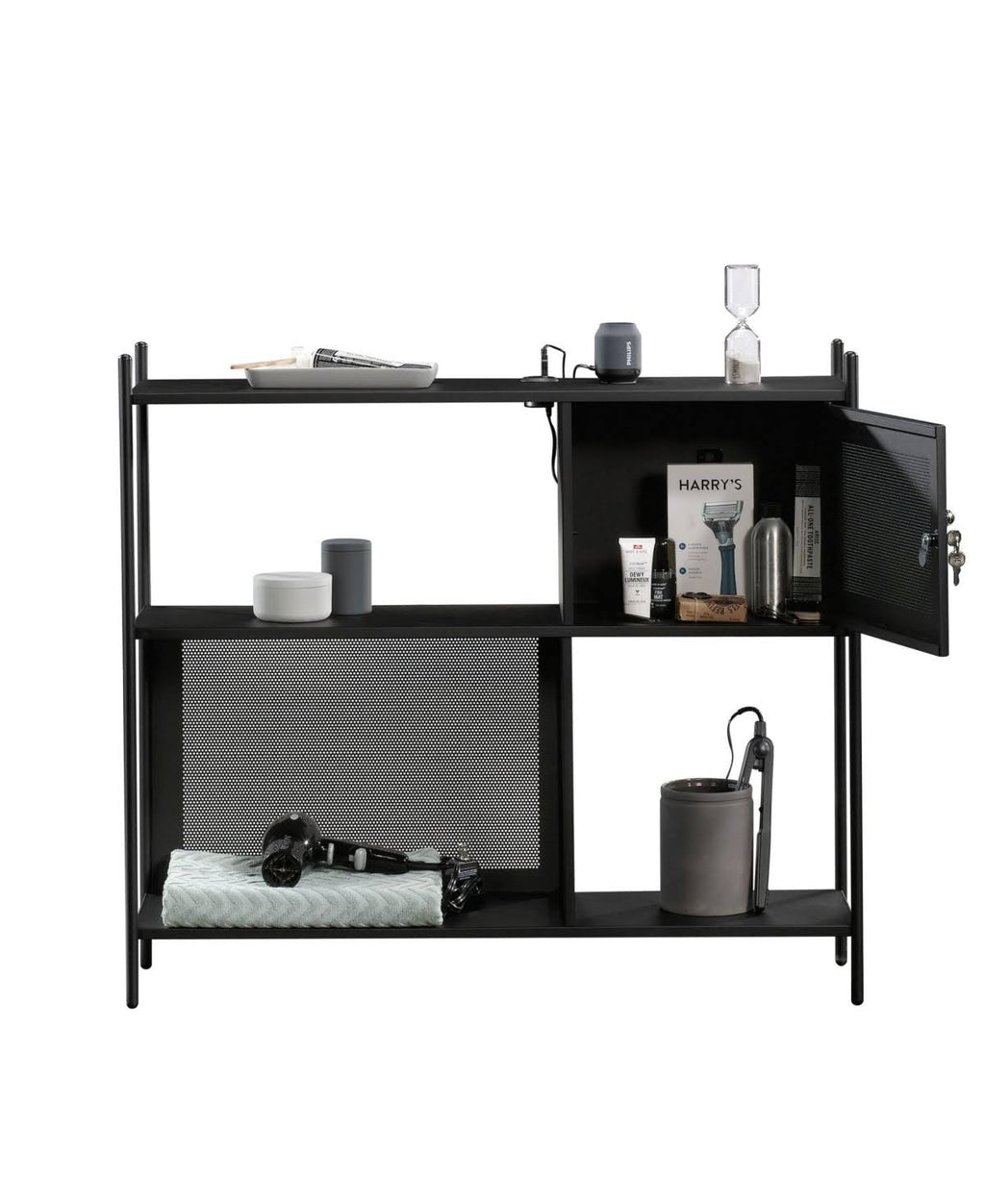 Black Storage Cabinet L6268