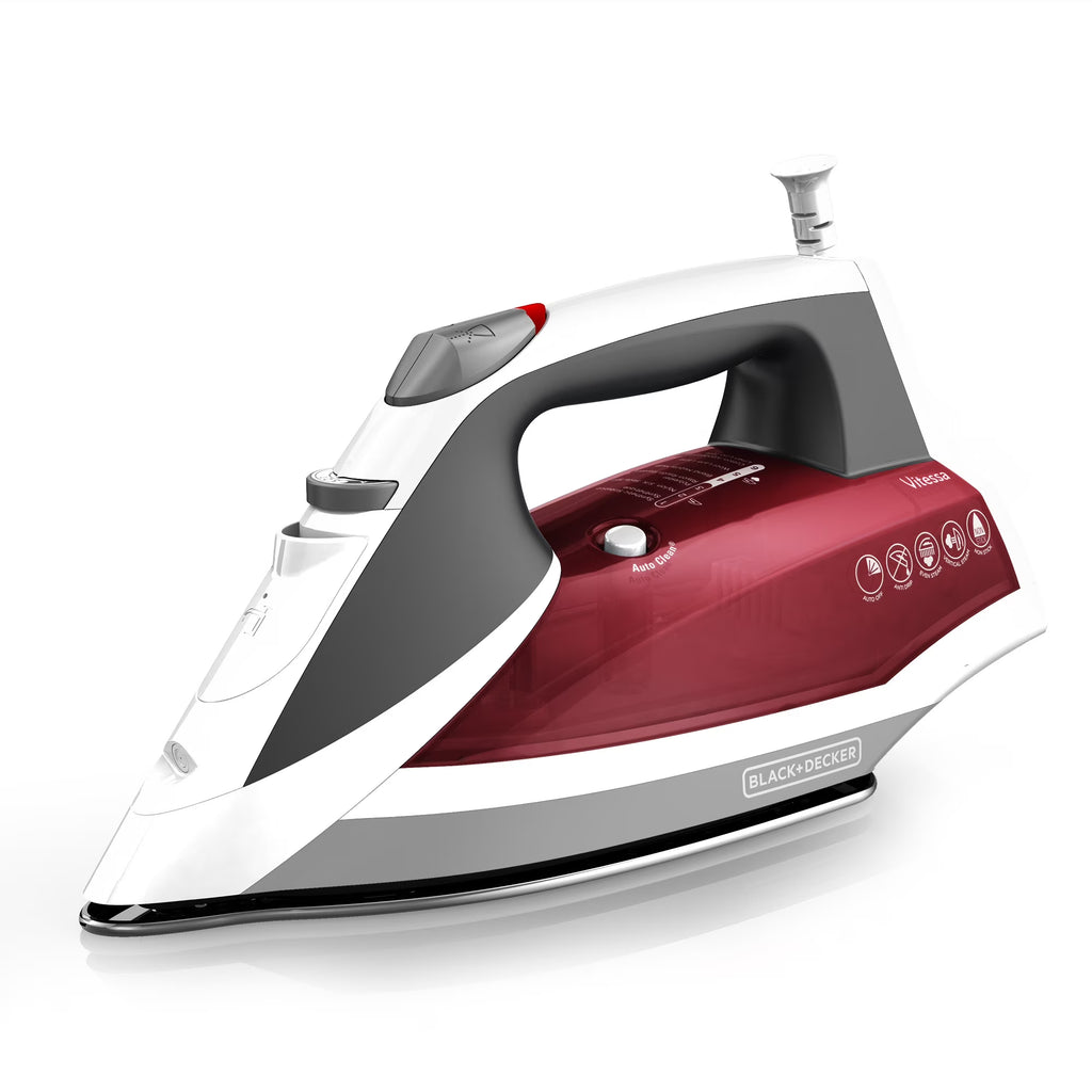 Red Steam Iron Z2947