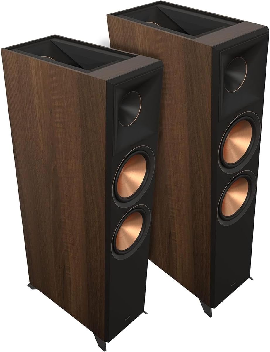 Walnut Floorstanding Speaker 2 Pack D628