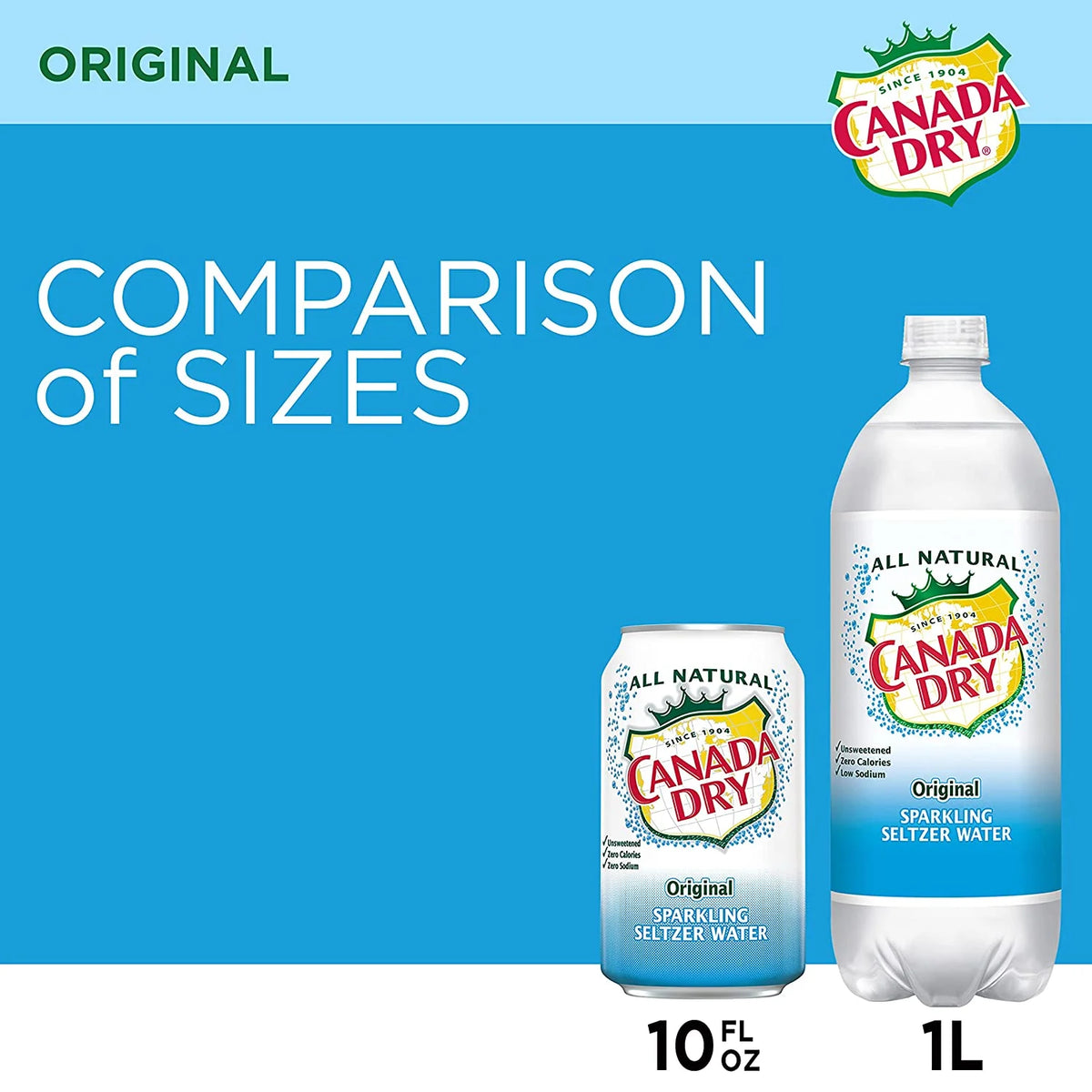 12 oz. Cans Sparkling Seltzer Water (Pack of 12) U740
