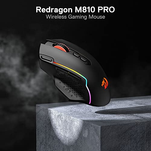 Wireless Gaming Mouse with 10000 DPI and 8 Macro Buttons F29309