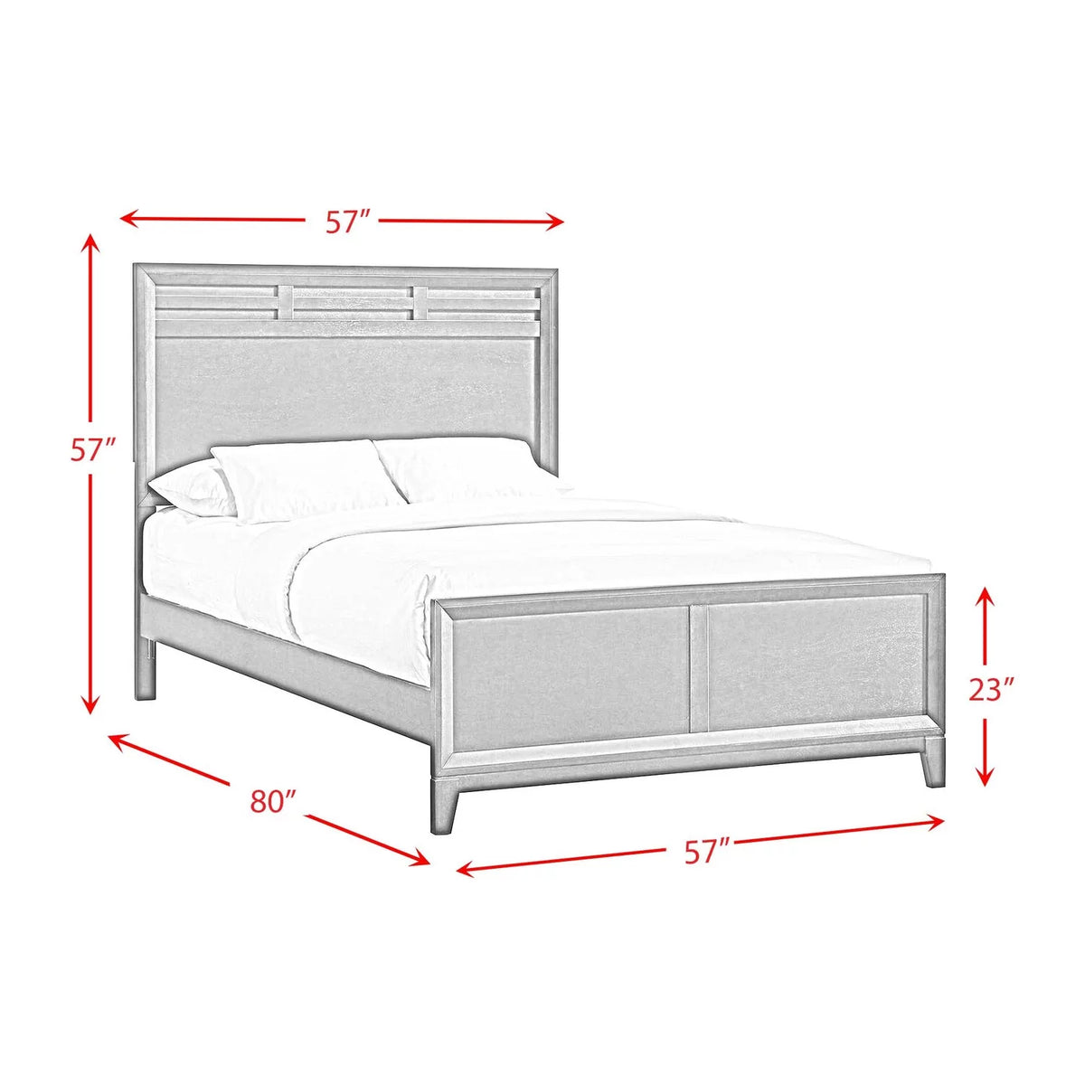 Merlot 5PC Wood Bedroom Set Z731
