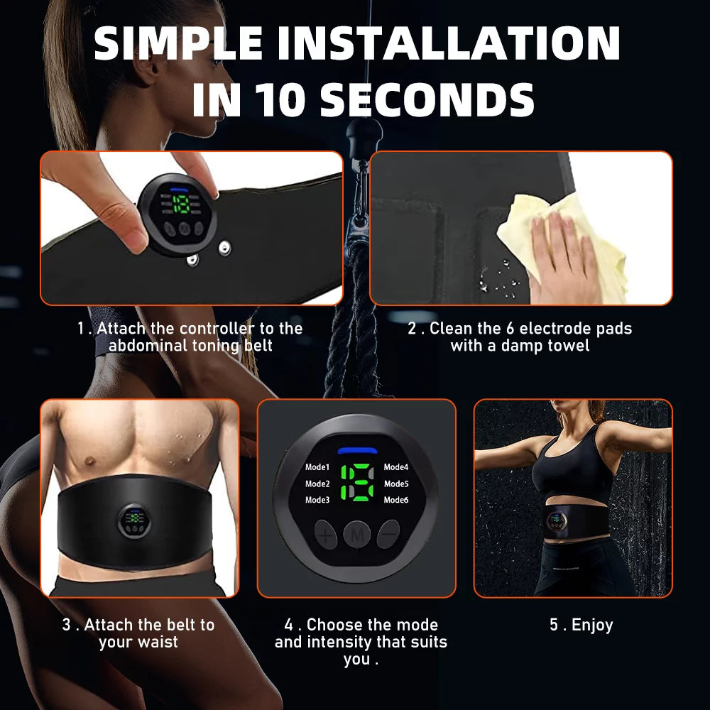 Ab Stimulator Muscle Toner Belt Y5009