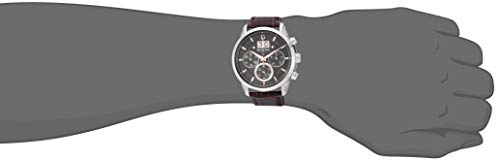 Men's Classic Chronograph Calendar Leather Strap Quartz Watch, 44mm N2542