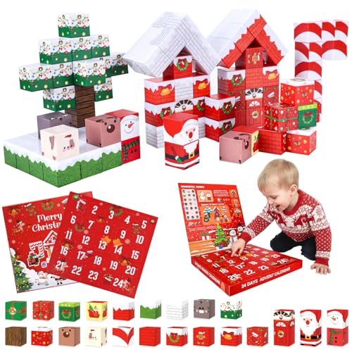 100PCS Magnetic Building Blocks Advent Calendar P115875