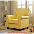 Yellow Fabric Accent Chair I66626
